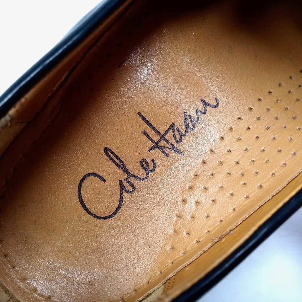 Cole Haan Martino II Penny Loafers Size 10 Black Leather Slip-on Dress Shoes - Picture 8 of 9